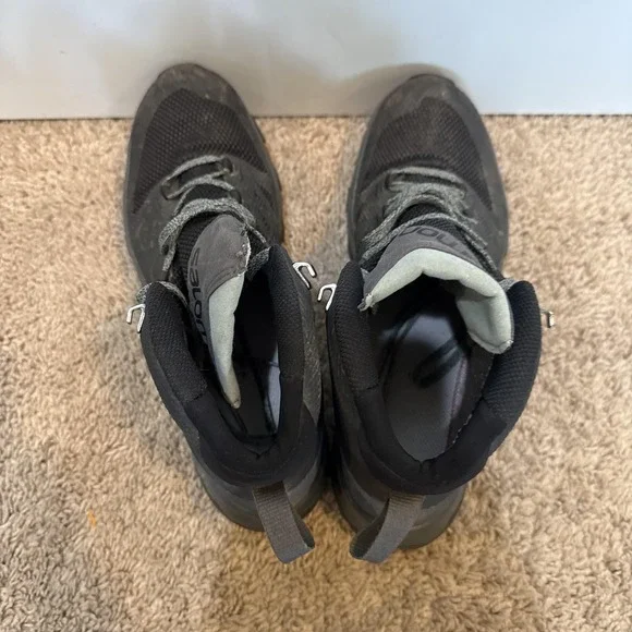 Salomon Boots Unisex Size 9 Black Ankle Hiking Trail Lace Up Combat Shoes - Picture 5 of 8